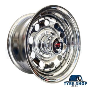5X114 14X7 Et3 Chrome Steel Rim (Single) Cb84