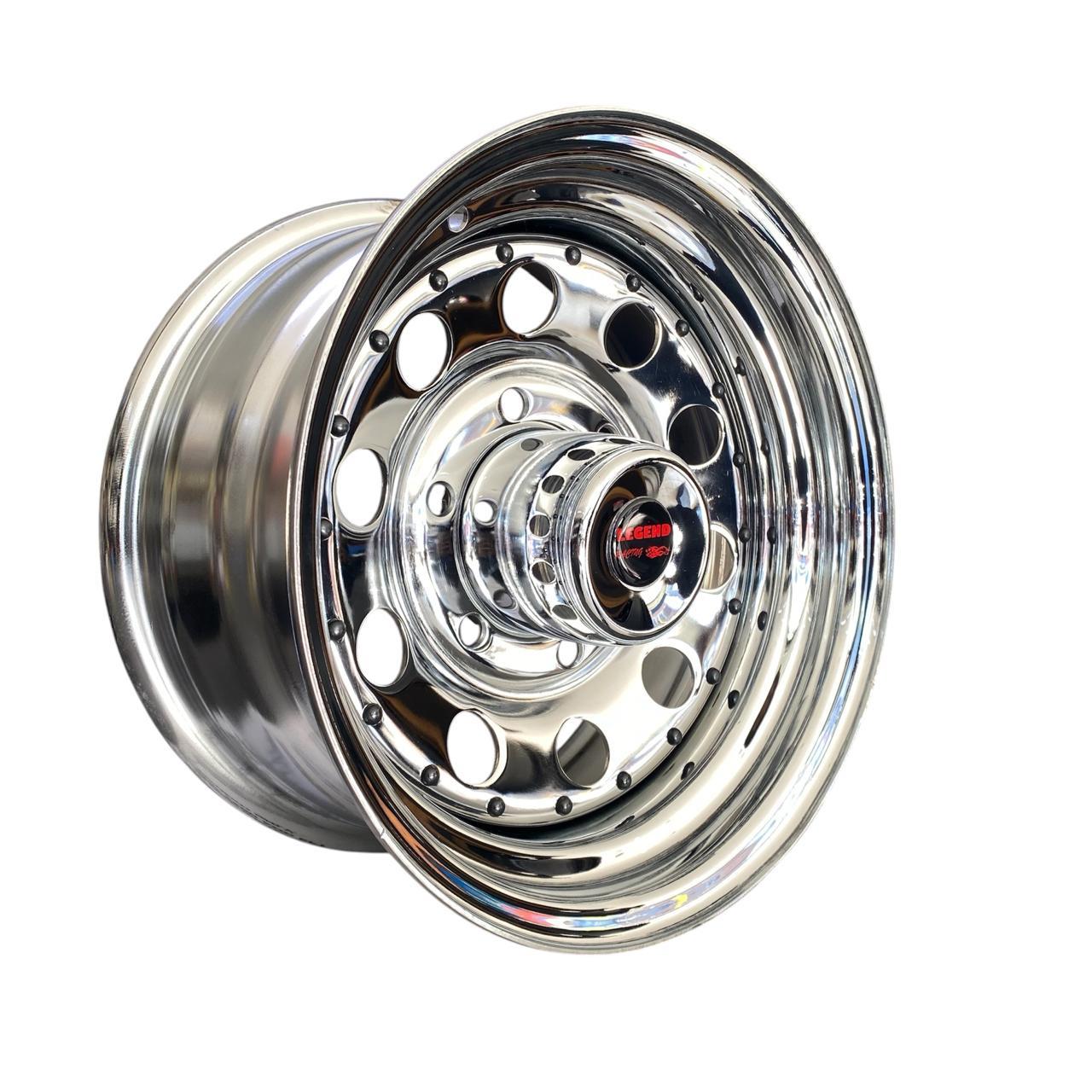 6X139 15X7 Et3 Chrome Steel Rim