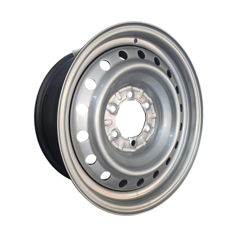 6X139 17X7.5 Et30 Silver Steel Rim - Hilux Fitment (Single)