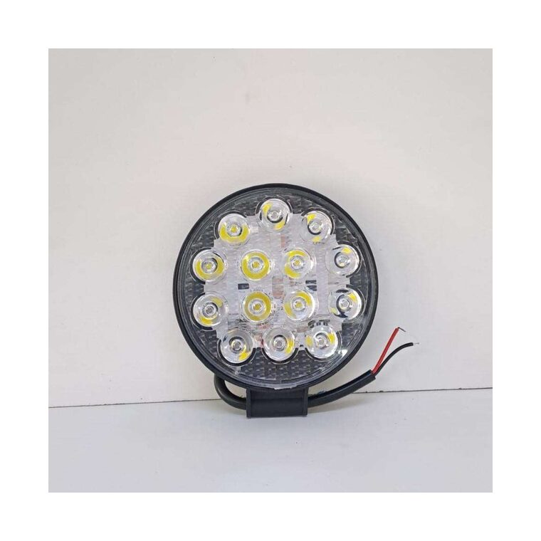 48W 20Mm Round Work Light With Bracket 12V (0515)
